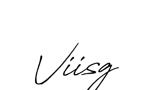 Design your own signature with our free online signature maker. With this signature software, you can create a handwritten (Antro_Vectra_Bolder) signature for name Viisg. Viisg signature style 7 images and pictures png