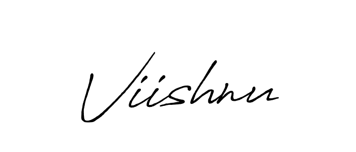 How to make Viishnu name signature. Use Antro_Vectra_Bolder style for creating short signs online. This is the latest handwritten sign. Viishnu signature style 7 images and pictures png