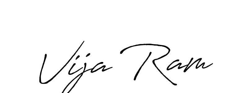 It looks lik you need a new signature style for name Vija Ram. Design unique handwritten (Antro_Vectra_Bolder) signature with our free signature maker in just a few clicks. Vija Ram signature style 7 images and pictures png