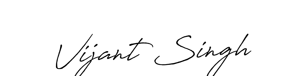 Antro_Vectra_Bolder is a professional signature style that is perfect for those who want to add a touch of class to their signature. It is also a great choice for those who want to make their signature more unique. Get Vijant Singh name to fancy signature for free. Vijant Singh signature style 7 images and pictures png
