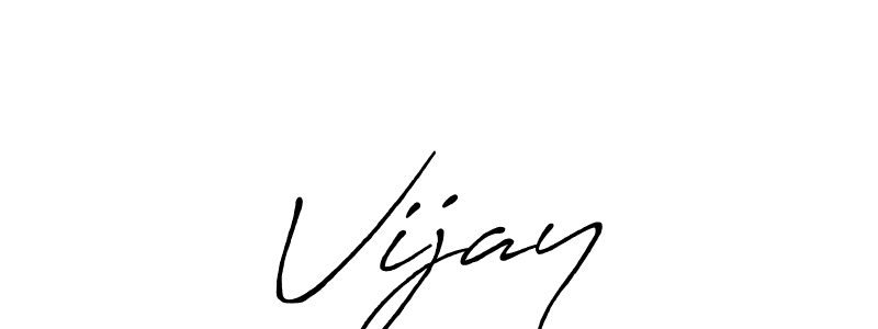 Make a beautiful signature design for name Vijay♡. With this signature (Antro_Vectra_Bolder) style, you can create a handwritten signature for free. Vijay♡ signature style 7 images and pictures png