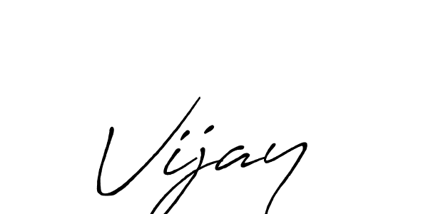 It looks lik you need a new signature style for name Vijay . Design unique handwritten (Antro_Vectra_Bolder) signature with our free signature maker in just a few clicks. Vijay  signature style 7 images and pictures png