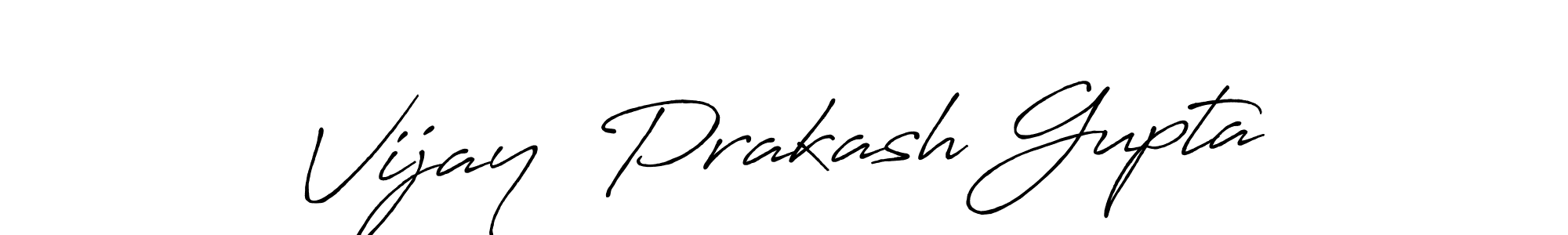 It looks lik you need a new signature style for name Vijay  Prakash Gupta. Design unique handwritten (Antro_Vectra_Bolder) signature with our free signature maker in just a few clicks. Vijay  Prakash Gupta signature style 7 images and pictures png