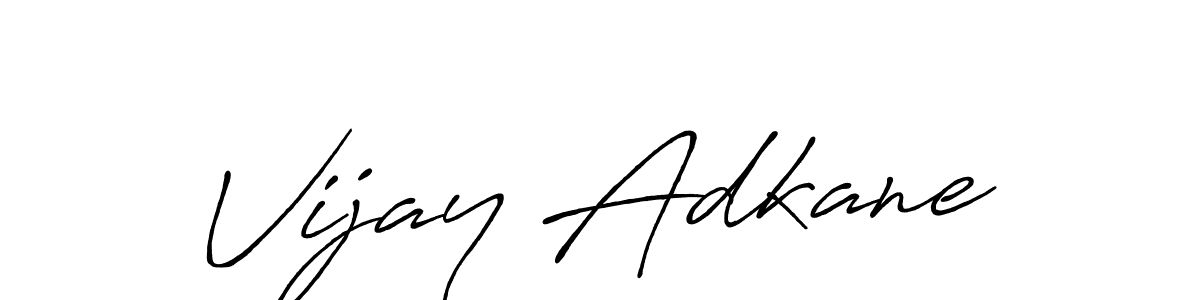 How to make Vijay Adkane signature? Antro_Vectra_Bolder is a professional autograph style. Create handwritten signature for Vijay Adkane name. Vijay Adkane signature style 7 images and pictures png