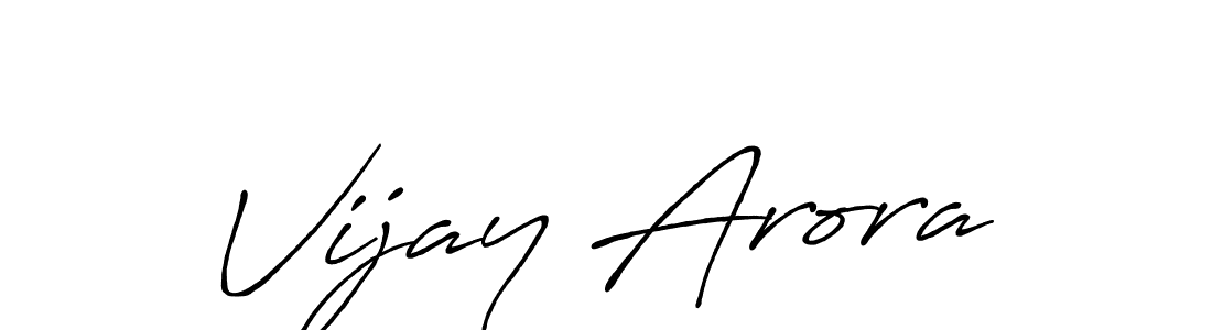 It looks lik you need a new signature style for name Vijay Arora. Design unique handwritten (Antro_Vectra_Bolder) signature with our free signature maker in just a few clicks. Vijay Arora signature style 7 images and pictures png