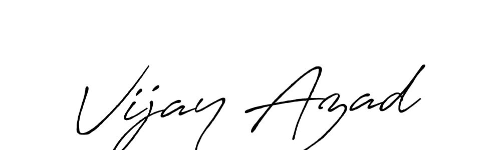 It looks lik you need a new signature style for name Vijay Azad. Design unique handwritten (Antro_Vectra_Bolder) signature with our free signature maker in just a few clicks. Vijay Azad signature style 7 images and pictures png