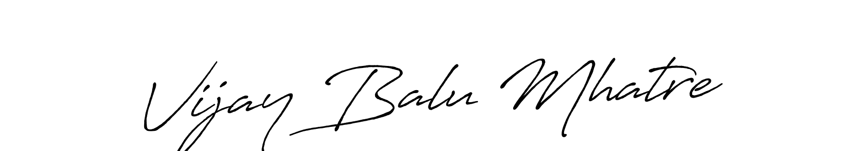 if you are searching for the best signature style for your name Vijay Balu Mhatre. so please give up your signature search. here we have designed multiple signature styles  using Antro_Vectra_Bolder. Vijay Balu Mhatre signature style 7 images and pictures png