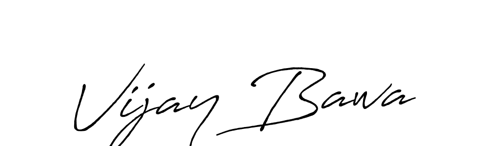 Also we have Vijay Bawa name is the best signature style. Create professional handwritten signature collection using Antro_Vectra_Bolder autograph style. Vijay Bawa signature style 7 images and pictures png