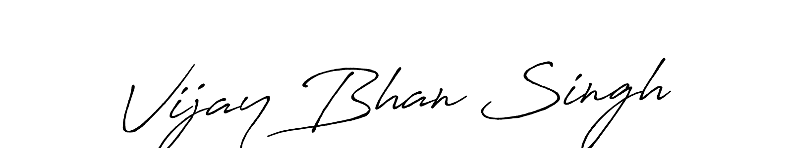 Antro_Vectra_Bolder is a professional signature style that is perfect for those who want to add a touch of class to their signature. It is also a great choice for those who want to make their signature more unique. Get Vijay Bhan Singh name to fancy signature for free. Vijay Bhan Singh signature style 7 images and pictures png