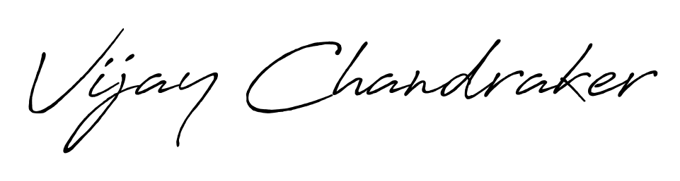 This is the best signature style for the Vijay Chandraker name. Also you like these signature font (Antro_Vectra_Bolder). Mix name signature. Vijay Chandraker signature style 7 images and pictures png