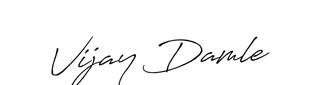 How to make Vijay Damle signature? Antro_Vectra_Bolder is a professional autograph style. Create handwritten signature for Vijay Damle name. Vijay Damle signature style 7 images and pictures png