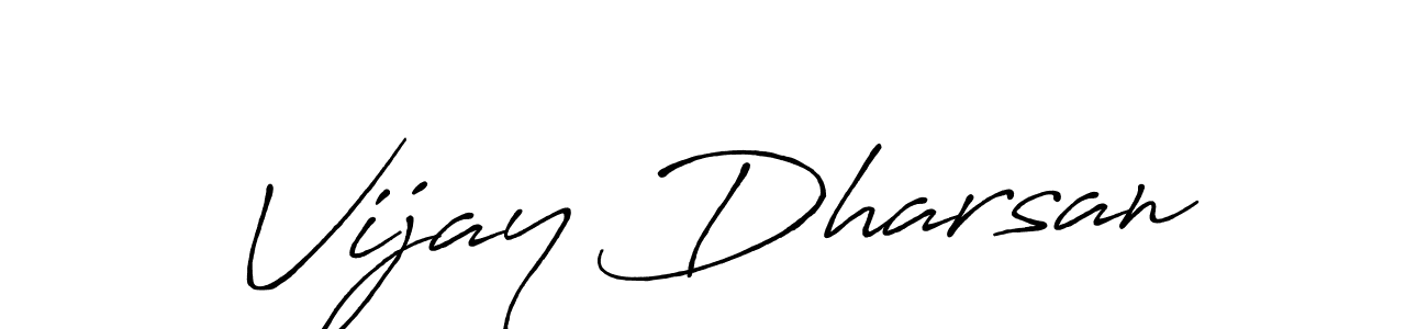 Vijay Dharsan stylish signature style. Best Handwritten Sign (Antro_Vectra_Bolder) for my name. Handwritten Signature Collection Ideas for my name Vijay Dharsan. Vijay Dharsan signature style 7 images and pictures png