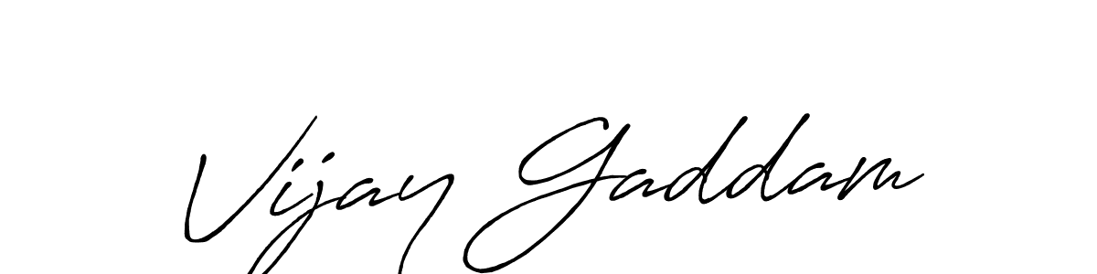 How to make Vijay Gaddam signature? Antro_Vectra_Bolder is a professional autograph style. Create handwritten signature for Vijay Gaddam name. Vijay Gaddam signature style 7 images and pictures png