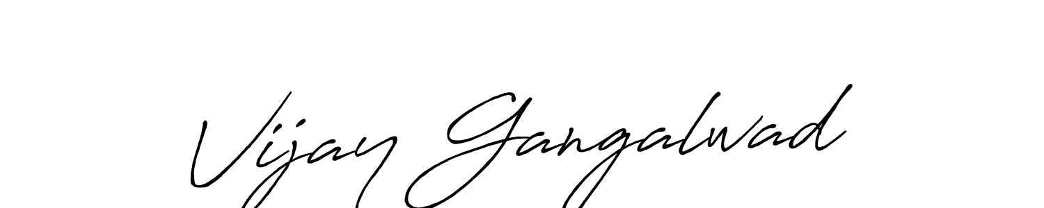 How to make Vijay Gangalwad signature? Antro_Vectra_Bolder is a professional autograph style. Create handwritten signature for Vijay Gangalwad name. Vijay Gangalwad signature style 7 images and pictures png