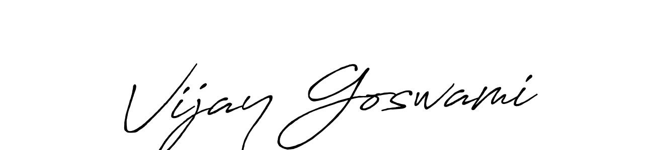You can use this online signature creator to create a handwritten signature for the name Vijay Goswami. This is the best online autograph maker. Vijay Goswami signature style 7 images and pictures png