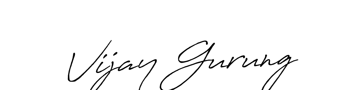 This is the best signature style for the Vijay Gurung name. Also you like these signature font (Antro_Vectra_Bolder). Mix name signature. Vijay Gurung signature style 7 images and pictures png