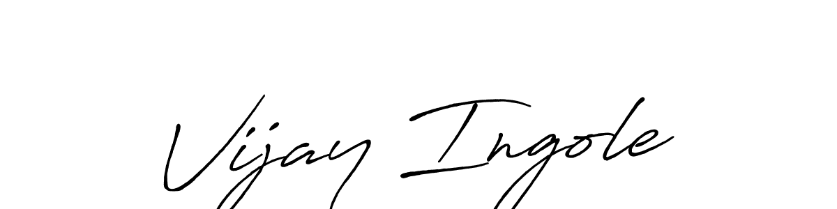 Make a short Vijay Ingole signature style. Manage your documents anywhere anytime using Antro_Vectra_Bolder. Create and add eSignatures, submit forms, share and send files easily. Vijay Ingole signature style 7 images and pictures png