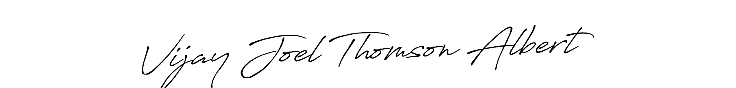 Once you've used our free online signature maker to create your best signature Antro_Vectra_Bolder style, it's time to enjoy all of the benefits that Vijay Joel Thomson Albert name signing documents. Vijay Joel Thomson Albert signature style 7 images and pictures png