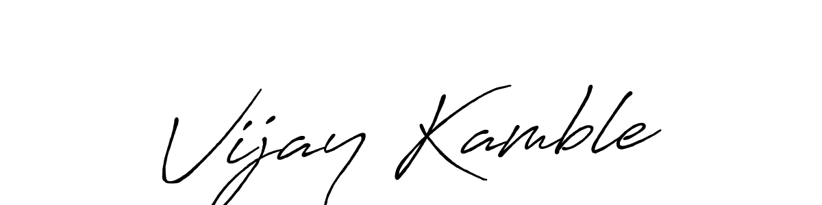 The best way (Antro_Vectra_Bolder) to make a short signature is to pick only two or three words in your name. The name Vijay Kamble include a total of six letters. For converting this name. Vijay Kamble signature style 7 images and pictures png