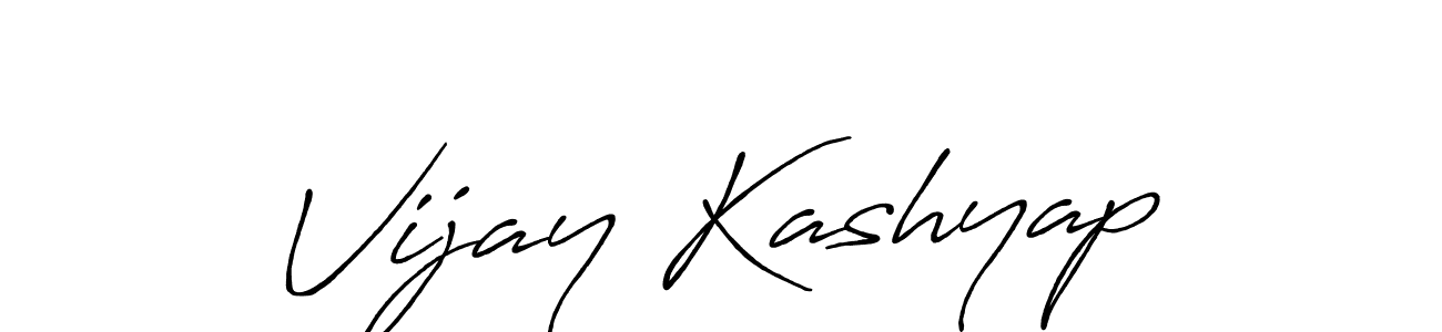 Use a signature maker to create a handwritten signature online. With this signature software, you can design (Antro_Vectra_Bolder) your own signature for name Vijay Kashyap. Vijay Kashyap signature style 7 images and pictures png