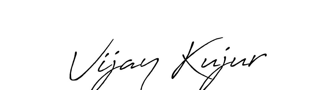 Use a signature maker to create a handwritten signature online. With this signature software, you can design (Antro_Vectra_Bolder) your own signature for name Vijay Kujur. Vijay Kujur signature style 7 images and pictures png