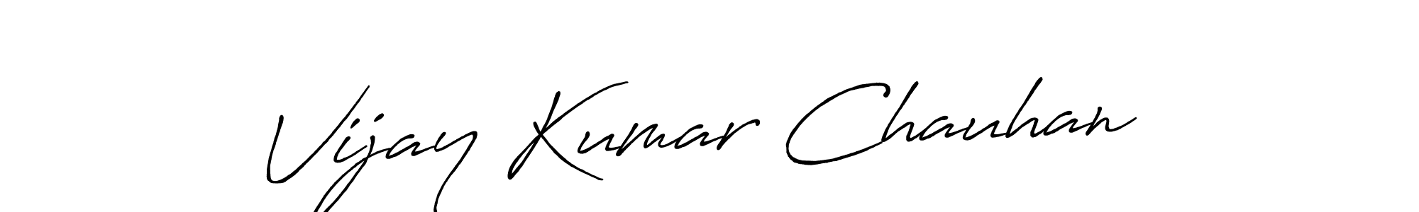 It looks lik you need a new signature style for name Vijay Kumar Chauhan . Design unique handwritten (Antro_Vectra_Bolder) signature with our free signature maker in just a few clicks. Vijay Kumar Chauhan  signature style 7 images and pictures png