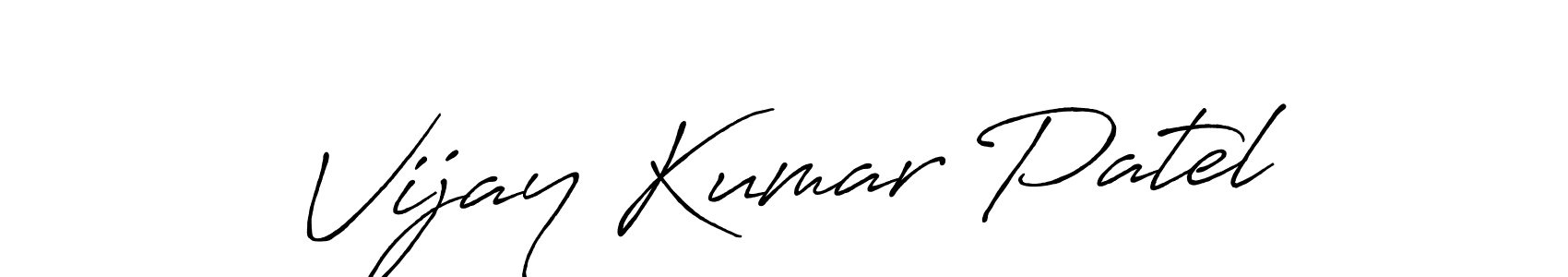 Similarly Antro_Vectra_Bolder is the best handwritten signature design. Signature creator online .You can use it as an online autograph creator for name Vijay Kumar Patel. Vijay Kumar Patel signature style 7 images and pictures png
