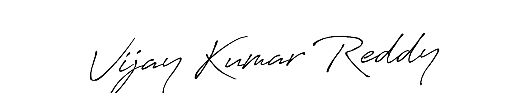 It looks lik you need a new signature style for name Vijay Kumar Reddy. Design unique handwritten (Antro_Vectra_Bolder) signature with our free signature maker in just a few clicks. Vijay Kumar Reddy signature style 7 images and pictures png