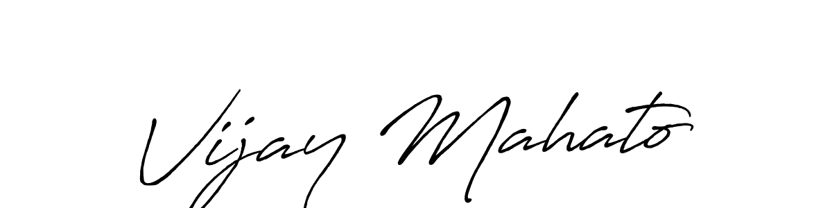 You should practise on your own different ways (Antro_Vectra_Bolder) to write your name (Vijay Mahato) in signature. don't let someone else do it for you. Vijay Mahato signature style 7 images and pictures png