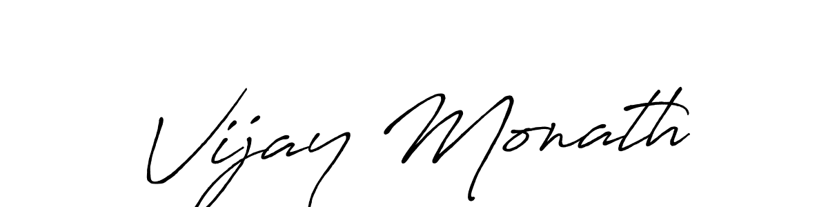 The best way (Antro_Vectra_Bolder) to make a short signature is to pick only two or three words in your name. The name Vijay Monath include a total of six letters. For converting this name. Vijay Monath signature style 7 images and pictures png