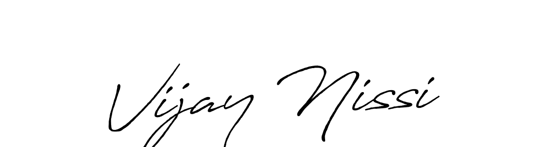How to Draw Vijay Nissi signature style? Antro_Vectra_Bolder is a latest design signature styles for name Vijay Nissi. Vijay Nissi signature style 7 images and pictures png