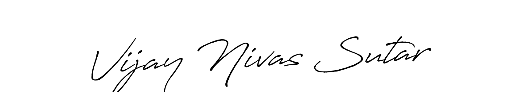 Make a beautiful signature design for name Vijay Nivas Sutar. Use this online signature maker to create a handwritten signature for free. Vijay Nivas Sutar signature style 7 images and pictures png