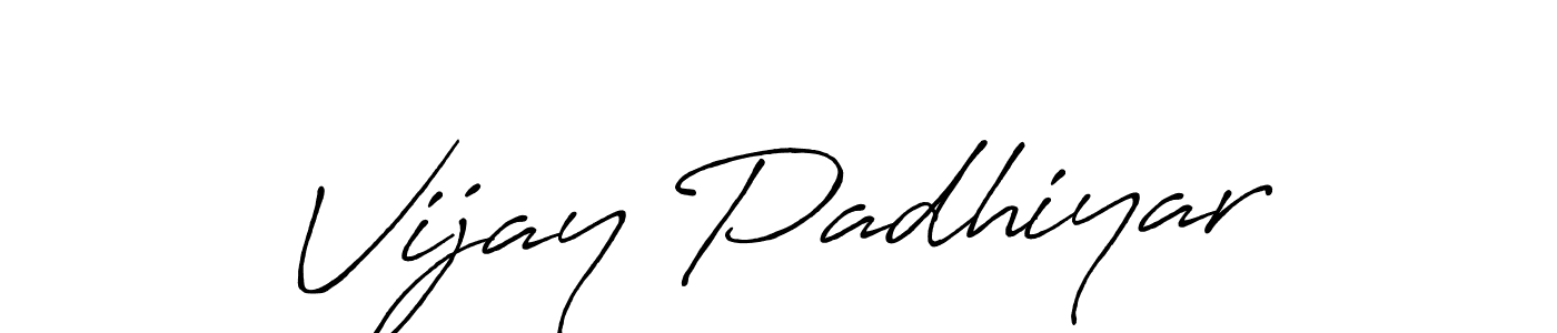 The best way (Antro_Vectra_Bolder) to make a short signature is to pick only two or three words in your name. The name Vijay Padhiyar include a total of six letters. For converting this name. Vijay Padhiyar signature style 7 images and pictures png