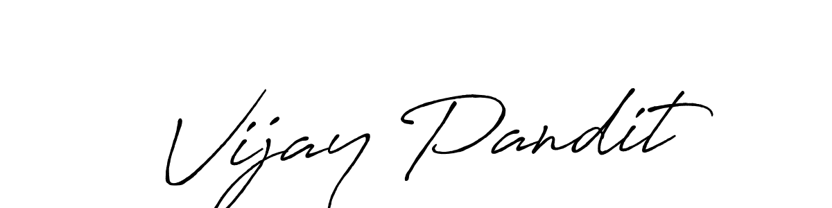 How to Draw Vijay Pandit signature style? Antro_Vectra_Bolder is a latest design signature styles for name Vijay Pandit. Vijay Pandit signature style 7 images and pictures png