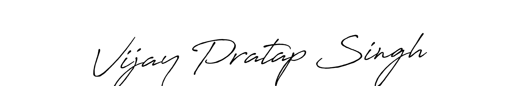 Make a beautiful signature design for name Vijay Pratap Singh. With this signature (Antro_Vectra_Bolder) style, you can create a handwritten signature for free. Vijay Pratap Singh signature style 7 images and pictures png