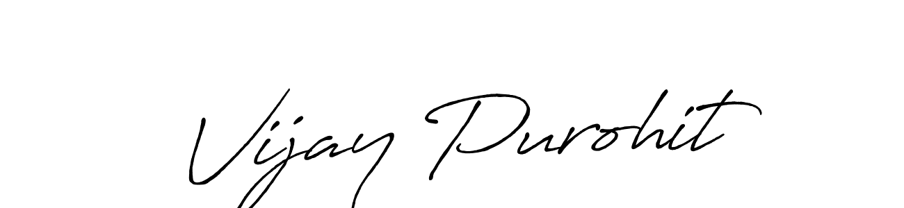 Make a beautiful signature design for name Vijay Purohit. Use this online signature maker to create a handwritten signature for free. Vijay Purohit signature style 7 images and pictures png