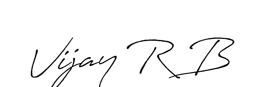 How to Draw Vijay R B signature style? Antro_Vectra_Bolder is a latest design signature styles for name Vijay R B. Vijay R B signature style 7 images and pictures png