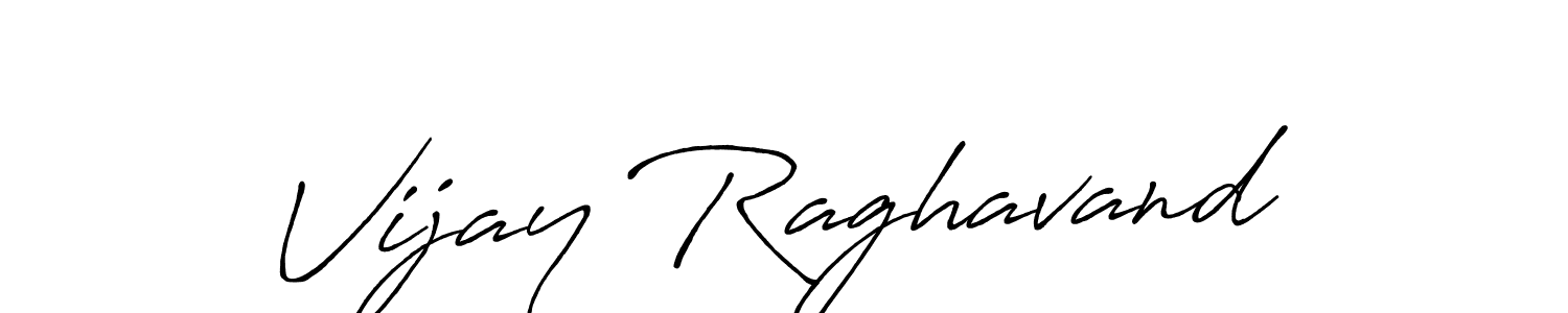 Vijay Raghavand stylish signature style. Best Handwritten Sign (Antro_Vectra_Bolder) for my name. Handwritten Signature Collection Ideas for my name Vijay Raghavand. Vijay Raghavand signature style 7 images and pictures png