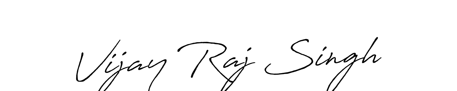 Antro_Vectra_Bolder is a professional signature style that is perfect for those who want to add a touch of class to their signature. It is also a great choice for those who want to make their signature more unique. Get Vijay Raj Singh name to fancy signature for free. Vijay Raj Singh signature style 7 images and pictures png