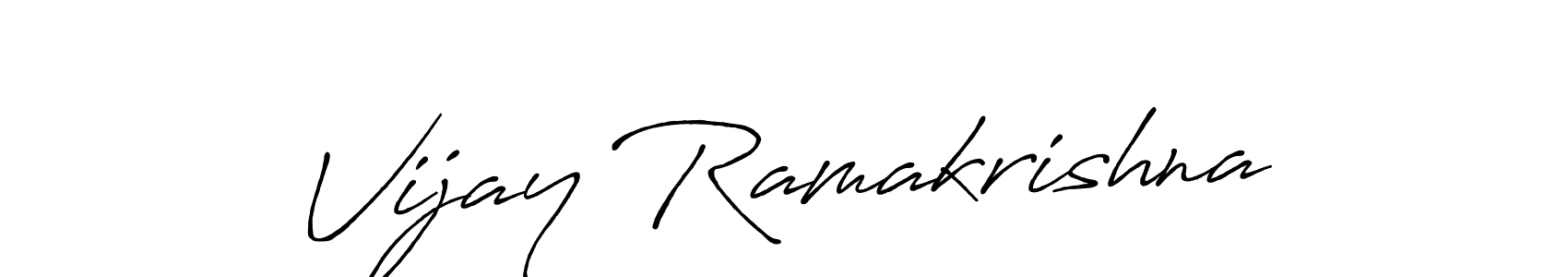 Make a short Vijay Ramakrishna signature style. Manage your documents anywhere anytime using Antro_Vectra_Bolder. Create and add eSignatures, submit forms, share and send files easily. Vijay Ramakrishna signature style 7 images and pictures png
