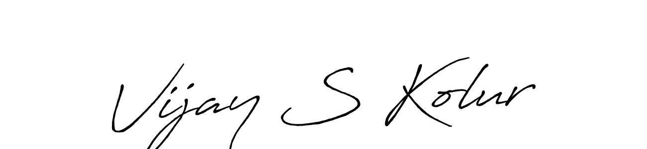 Once you've used our free online signature maker to create your best signature Antro_Vectra_Bolder style, it's time to enjoy all of the benefits that Vijay S Kolur name signing documents. Vijay S Kolur signature style 7 images and pictures png