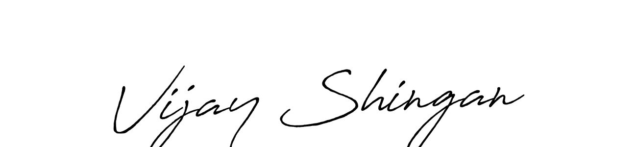 Vijay Shingan stylish signature style. Best Handwritten Sign (Antro_Vectra_Bolder) for my name. Handwritten Signature Collection Ideas for my name Vijay Shingan. Vijay Shingan signature style 7 images and pictures png