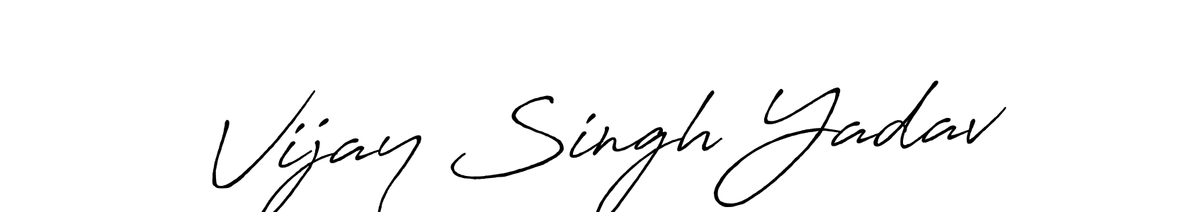 This is the best signature style for the Vijay Singh Yadav name. Also you like these signature font (Antro_Vectra_Bolder). Mix name signature. Vijay Singh Yadav signature style 7 images and pictures png