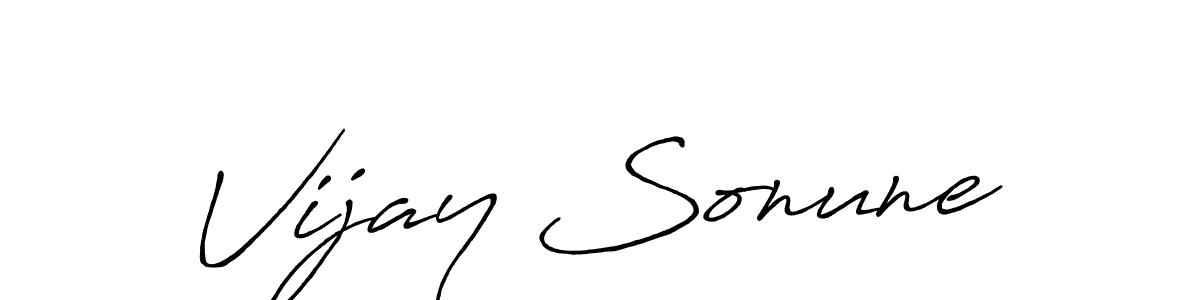 Antro_Vectra_Bolder is a professional signature style that is perfect for those who want to add a touch of class to their signature. It is also a great choice for those who want to make their signature more unique. Get Vijay Sonune name to fancy signature for free. Vijay Sonune signature style 7 images and pictures png