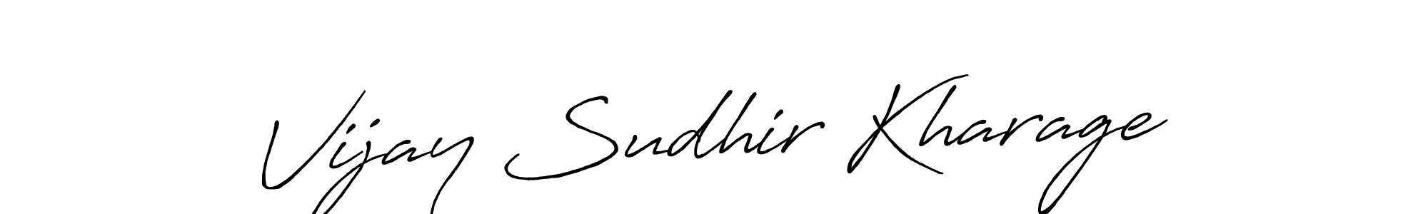 if you are searching for the best signature style for your name Vijay Sudhir Kharage. so please give up your signature search. here we have designed multiple signature styles  using Antro_Vectra_Bolder. Vijay Sudhir Kharage signature style 7 images and pictures png