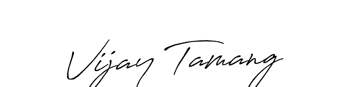 It looks lik you need a new signature style for name Vijay Tamang. Design unique handwritten (Antro_Vectra_Bolder) signature with our free signature maker in just a few clicks. Vijay Tamang signature style 7 images and pictures png
