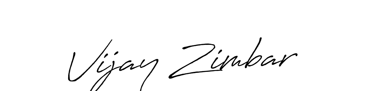 The best way (Antro_Vectra_Bolder) to make a short signature is to pick only two or three words in your name. The name Vijay Zimbar include a total of six letters. For converting this name. Vijay Zimbar signature style 7 images and pictures png