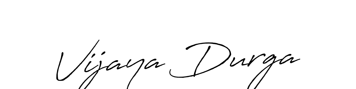 How to make Vijaya Durga signature? Antro_Vectra_Bolder is a professional autograph style. Create handwritten signature for Vijaya Durga name. Vijaya Durga signature style 7 images and pictures png