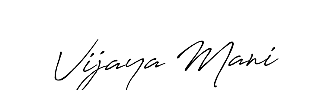 The best way (Antro_Vectra_Bolder) to make a short signature is to pick only two or three words in your name. The name Vijaya Mani include a total of six letters. For converting this name. Vijaya Mani signature style 7 images and pictures png