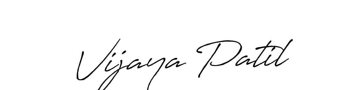 Antro_Vectra_Bolder is a professional signature style that is perfect for those who want to add a touch of class to their signature. It is also a great choice for those who want to make their signature more unique. Get Vijaya Patil name to fancy signature for free. Vijaya Patil signature style 7 images and pictures png